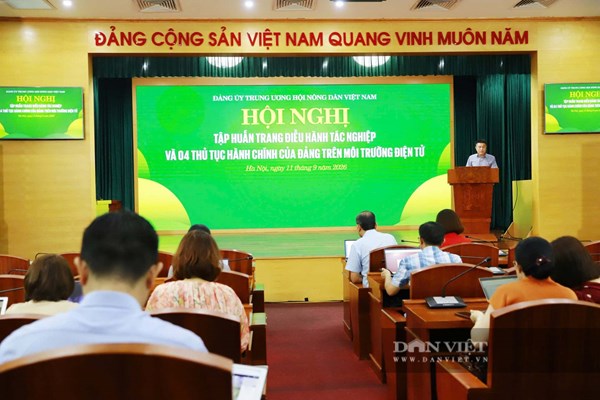 Trung ương Hội Nông dân Việt Nam tập huấn sử dụng Hệ thống thông tin điều hành tác nghiệp 