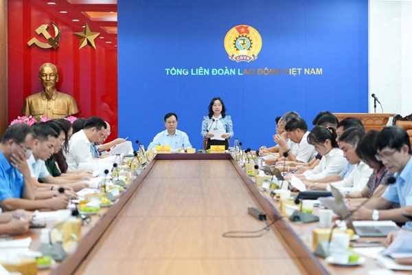 Tổng LĐLĐ Việt Nam góp ý Đề án tổ chức các hoạt động kỷ niệm 100 năm Ngày thành lập Công đoàn Việt Nam