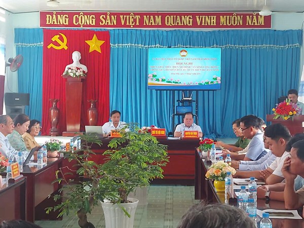 Mặt trận Đồng Tháp triển khai mô hình An sinh cộng đồng từ cơ sở