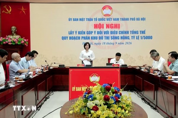 Hà Nội: Lắng nghe ý kiến nhân dân để hoàn thiện quy hoạch phân khu đô thị sông Hồng