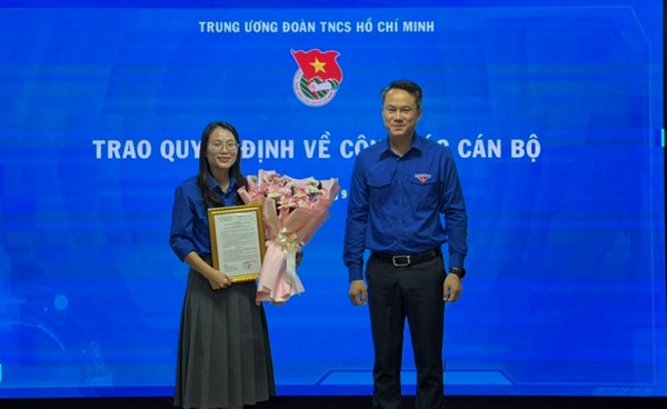 Ban Bí thư Trung ương Đoàn công bố quyết định về công tác cán bộ