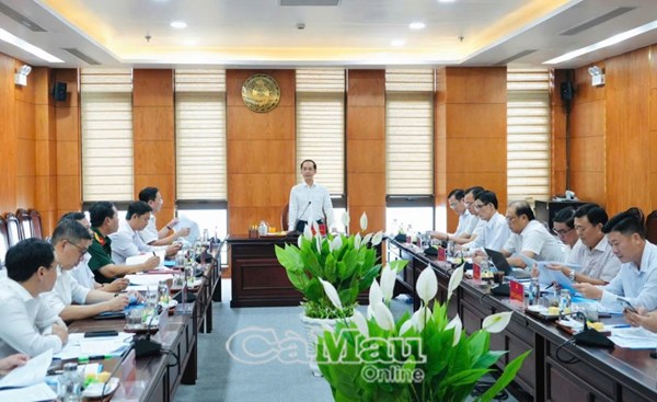 Cà Mau: Chủ tịch Ủy ban MTTQ Việt Nam tỉnh làm việc với Tổ giám sát số 6 về đẩy nhanh giải ngân đầu tư công