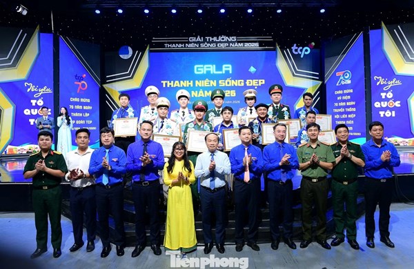 Trung ương Hội LHTN Việt Nam tôn vinh 15 gương Thanh niên sống đẹp năm 2026