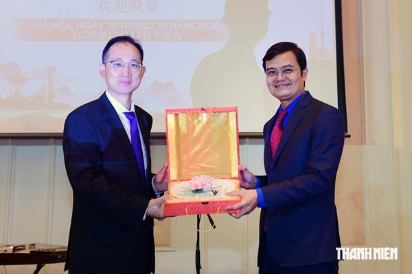 Trung ương Đoàn TNCS Hồ Chí Minh chào mừng Đoàn đại biểu thanh niên Việt Nam - Trung Quốc