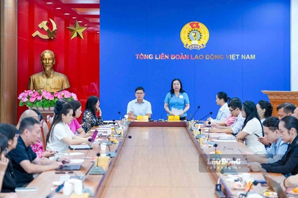 Tổng LĐLĐ Việt Nam tổ chức hội nghị giao ban báo chí xuất bản quý IV năm 2026