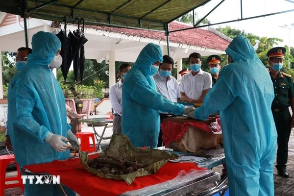 Cà Mau thu nhận ADN thân nhân liệt sỹ chưa xác định danh tính đợt 2