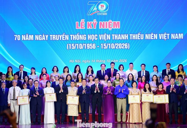 Lễ kỷ niệm 70 năm ngày truyền thống Học viện Thanh thiếu niên Việt Nam