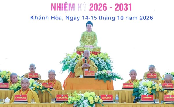 Khánh Hòa: Đại hội đại biểu Ban Trị sự Giáo hội Phật giáo Việt Nam tỉnh lần thứ I, nhiệm kỳ 2026 - 2031