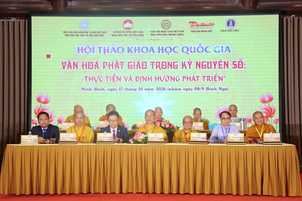 Văn hóa Phật giáo góp phần củng cố khối đại đoàn kết toàn dân tộc