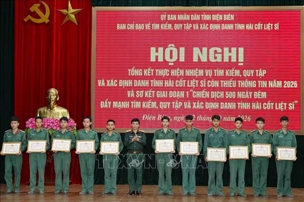 Điện Biên: Nâng cao hiệu quả tìm kiếm và xác định danh tính hài cốt liệt sĩ