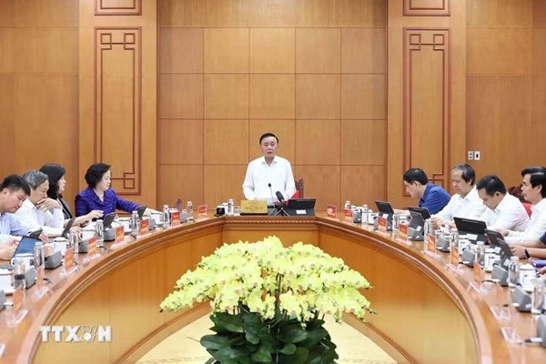 Thường trực Ban Bí thư Trần Cẩm Tú chủ trì sơ kết 1 năm thực hiện Nghị quyết 72-NQ/TW