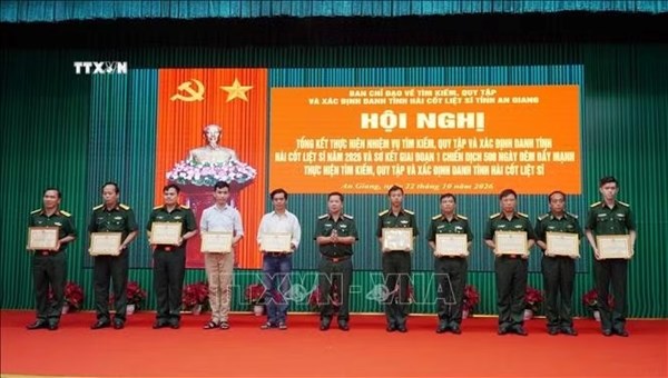 An Giang hoàn thành lấy mẫu sinh phẩm hài cốt liệt sĩ sớm 6,5 tháng