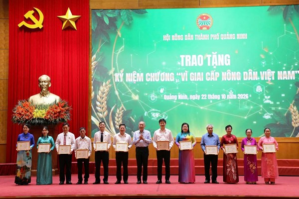 Tôn vinh 63 nông dân Quảng Ninh xuất sắc năm 2026