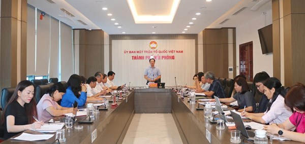 Hải Phòng: Tìm giải pháp gỡ ‘vướng’ về biên chế trong hệ thống Mặt trận