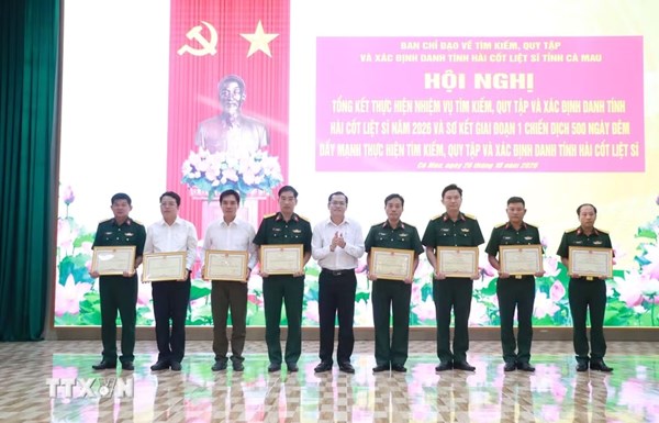 Cà Mau: Về đích sớm công tác lấy mẫu hài cốt liệt sỹ