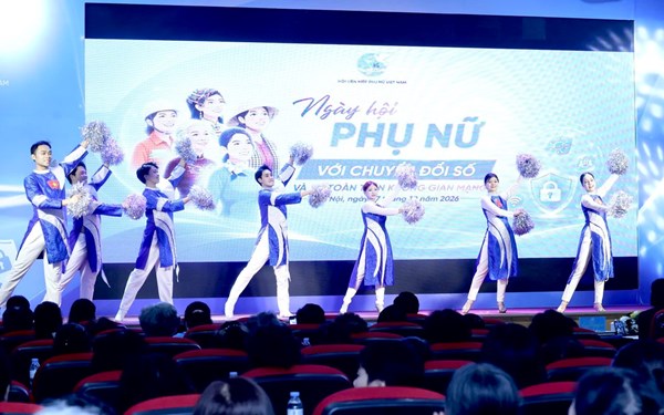 Ngày hội Phụ nữ với chuyển đổi số và an toàn trên không gian mạng