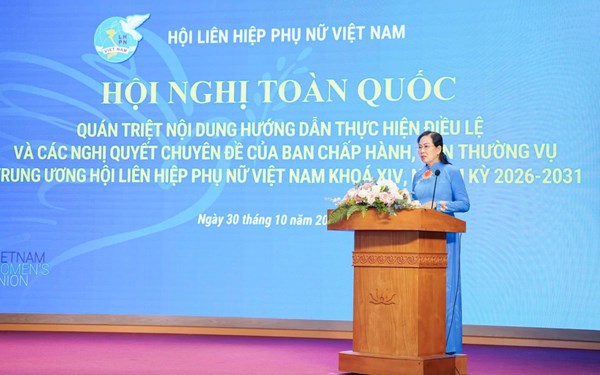 Trung ương Hội LHPN Việt Nam quán triệt 6 nhiệm vụ trọng tâm để đưa Nghị quyết của Hội vào cuộc sống