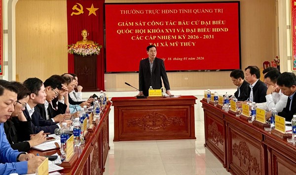 Quảng Trị: Giám sát công tác bầu cử đại biểu Quốc hội và đại biểu Hội đồng nhân dân các cấp tại xã Mỹ Thủy