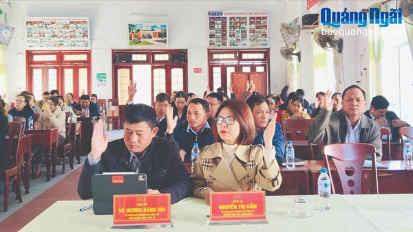 Quảng Ngãi: Dân chủ trong giới thiệu người ứng cử