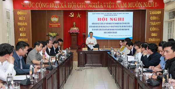 Từ ngày 04/02, lấy ý kiến và tín nhiệm của cử tri nơi cư trú đối với người ứng cử đại biểu Quốc hội và đại biểu Hội đồng nhân dân thành phố Đà Nẵng