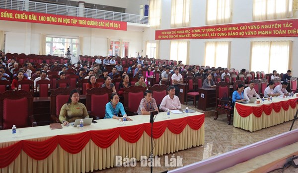 Đắk Lắk: Ứng cử viên đại biểu Quốc hội khóa XVI tiếp xúc cử tri tại các xã Liên Sơn Lắk, Đắk Liêng, Đắk Phơi, Krông Nô và Nam Ka