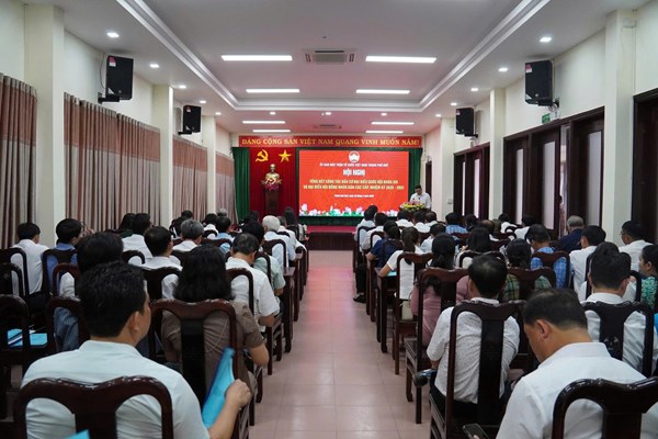 Ủy ban Mặt trận Tổ quốc Việt Nam Thành phố Huế tổng kết công tác tham gia bầu cử 