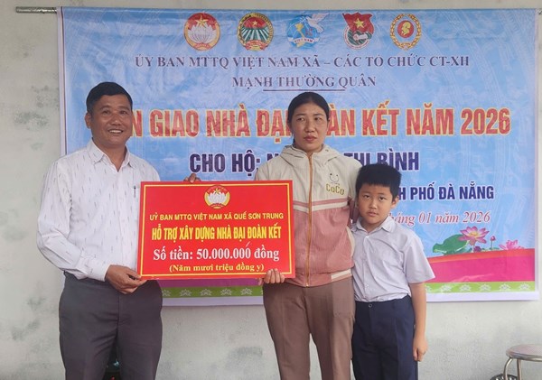 Xã Quế Sơn Trung, TP Đà Nẵng: Nỗ lực chăm lo người khó khăn