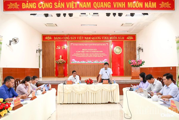 Khánh Hòa: Giám sát việc thực hiện chính sách giáo dục, y tế tại xã Khánh Sơn