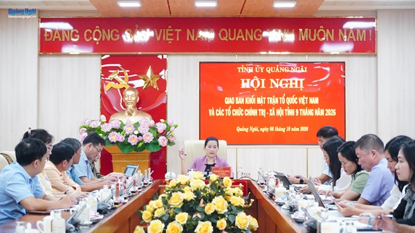 Quảng Ngãi: Mặt trận và các tổ chức chính trị - xã hội tiếp tục hướng về cơ sở