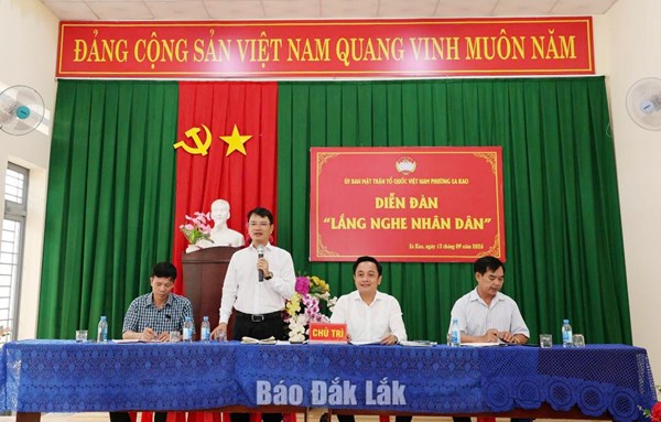 Chính quyền chủ động nghe dân nói