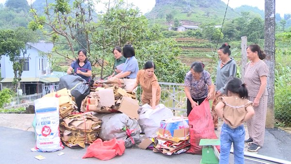 Xây dựng khu dân cư sáng - xanh - sạch - đẹp ở Tổ dân phố 7