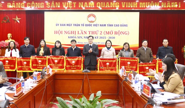 Hội nghị Ủy ban MTTQ Việt Nam tỉnh Cao Bằng lần 2 (mở rộng) khóa XIV, nhiệm kỳ 2025 - 2030