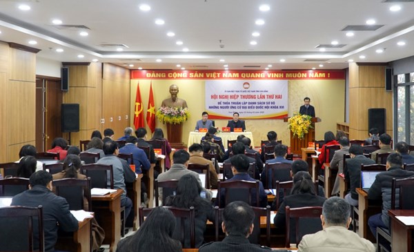 Hội nghị hiệp thương lần thứ hai thỏa thuận lập danh sách sơ bộ những người ứng cử đại biểu Quốc hội khóa XVI