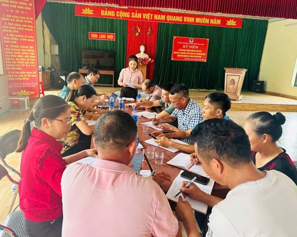 "Hạt nhân" đoàn kết trong xây dựng nông thôn mới ở thôn Làng Nhội