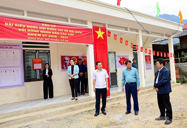 Tuyên Quang: Kiểm tra công tác bầu cử tại xã Yên Cường, Du Già, Đường Thượng, Mậu Duệ