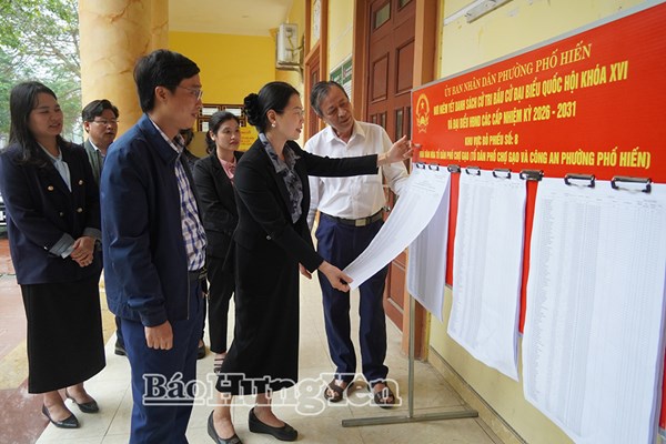 Hưng Yên: Mặt trận Tổ quốc các cấp khẳng định vai trò trong công tác bầu cử