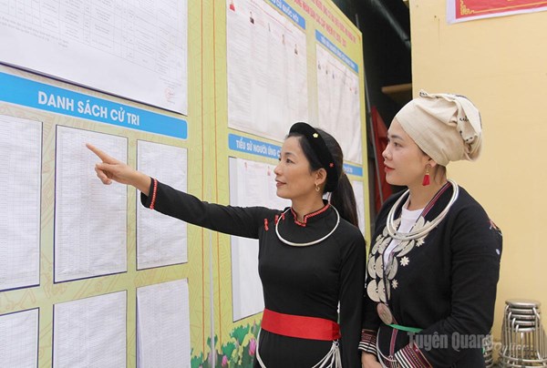 Tuyên Quang: Vận động bầu cử dân chủ, minh bạch và đúng pháp luật