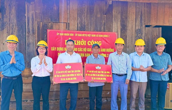 Lâm Đồng: Hỗ trợ xây dựng, sửa chữa 8 căn nhà cho hộ dân bị ảnh hưởng thiên tai 