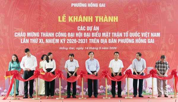Quảng Ninh: Khánh thành công trình chào mừng thành công Đại hội MTTQ Việt Nam lần thứ XI