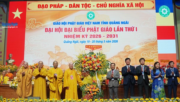 Phật giáo tỉnh Quảng Ngãi đóng góp tích cực vào khối đại đoàn kết toàn dân tộc