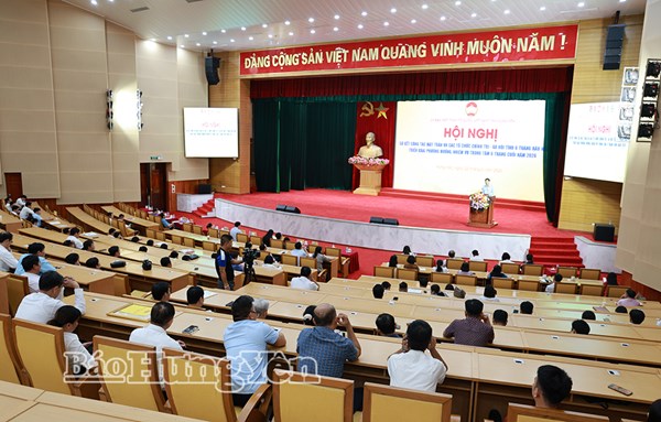 Ban Thường trực Ủy ban MTTQ Việt Nam tỉnh Hưng Yên triển khai công tác mặt trận 6 tháng cuối năm 2026