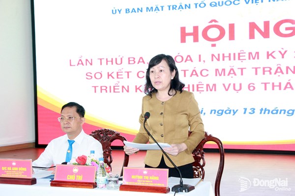 Đồng Nai: Mặt trận cần gần dân, sát dân trong bối cảnh sáp nhập thôn, ấp, khu phố