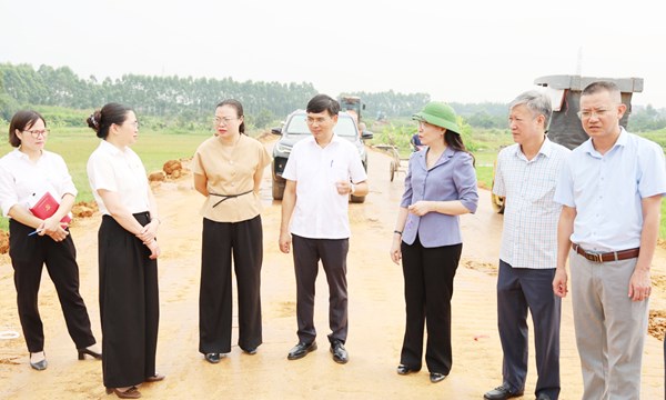 Bắc Ninh: Kiểm tra, giám sát công tác sử dụng kinh phí hỗ trợ bão lũ tại xã Bố Hạ