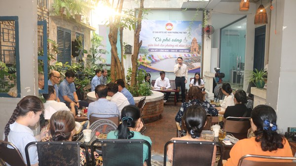 Phú Thủy: Lắng nghe Nhân dân từ những buổi “Cà phê sáng”