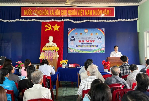 Mô hình “Ngày thứ 6 nghe dân nói” ở xã Liên Hương, tỉnh Lâm Đồng