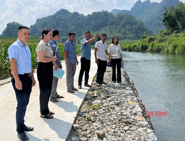 Cao Bằng: Giám sát việc triển khai nguồn Quỹ Cứu trợ tỉnh tại 2 xã Quang Trung và Độc Lập
