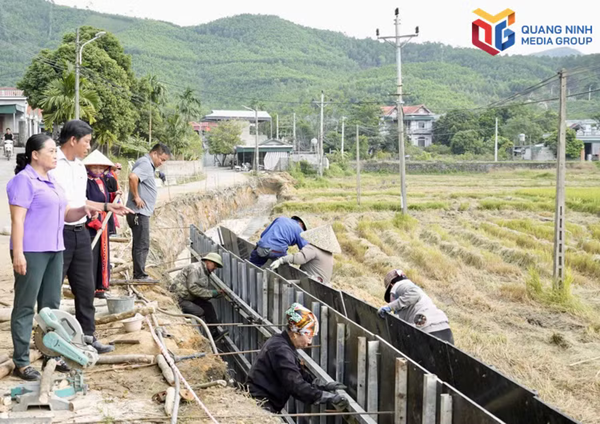 Phường Vàng Danh: Huy động sức dân xây dựng hạ tầng