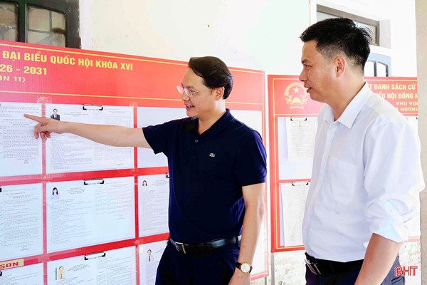 Hà Tĩnh: Các tổ bầu cử “chạy nước rút” cho ngày hội non sông