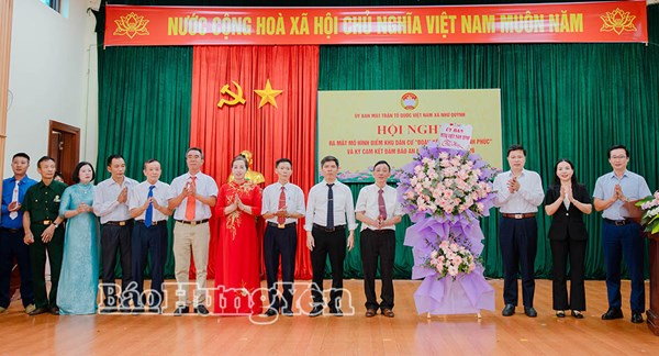 Xã Như Quỳnh, tỉnh Hưng Yên: Ra mắt mô hình điểm khu dân cư “Đoàn kết, ấm no, hạnh phúc”