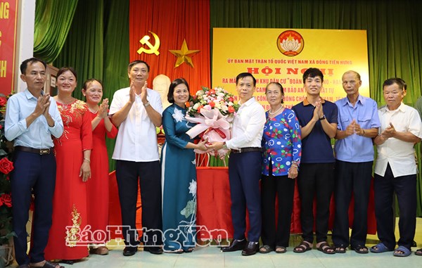 Xã Đông Tiên Hưng (tỉnh Hưng Yên): Ra mắt mô hình khu dân cư “Đoàn kết, ấm no, hạnh phúc”